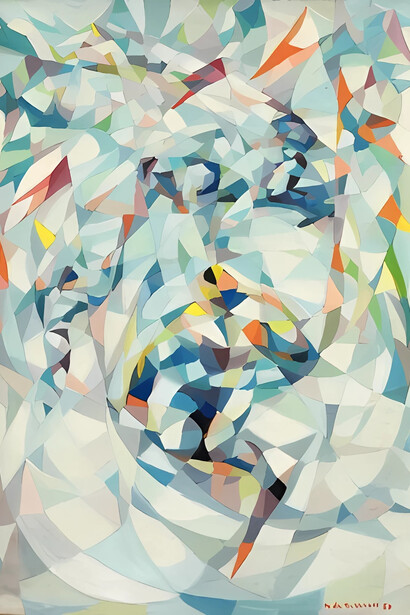Hélène de Beauvoir (1910-2001), Skieurs, 1957, oil on canvas, 92cm x 64.5cm © APP, Ute Achhammer