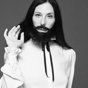 Inez van Lamsweerde - The Gentlewoman, 2010, Pigment Print on watercolor paper, 40 x 32 1/2 inches  (101.6 x 82.6 cm), Ed. of 5