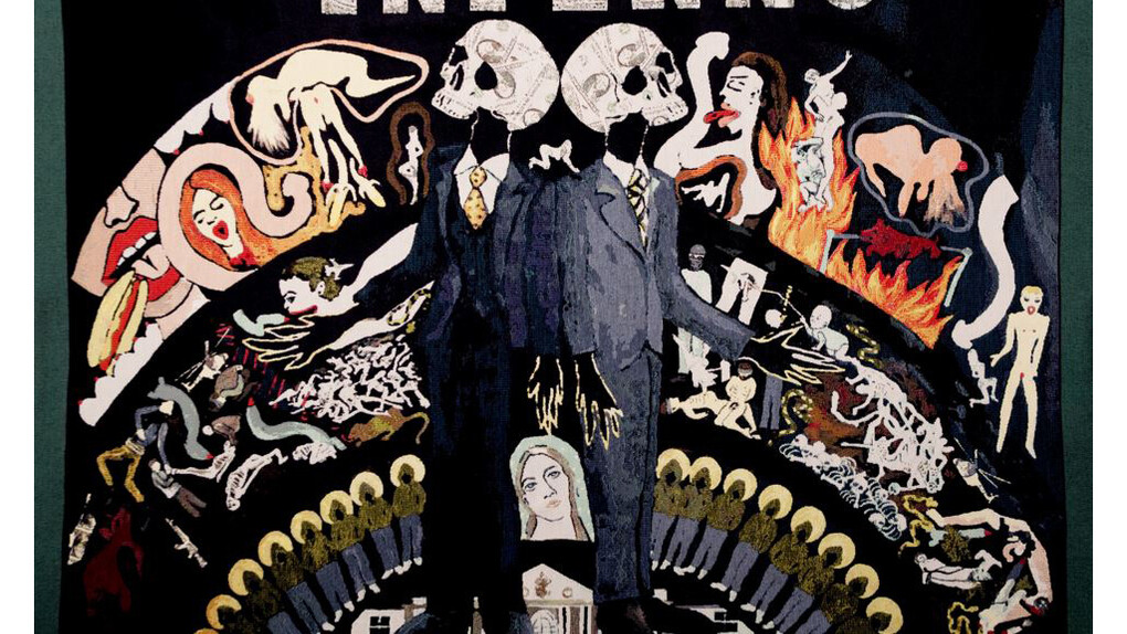 Michal Cole, Inferno, Tapestry, 2013, 180 x 140 cm