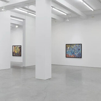 Vik Muniz, Brushstrokes, exhibition view. Courtesy of Sikkema Malloy Jenkins
