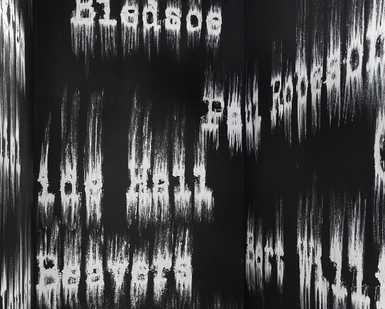 Gary Simmons. Courtesy of The Drawing Center