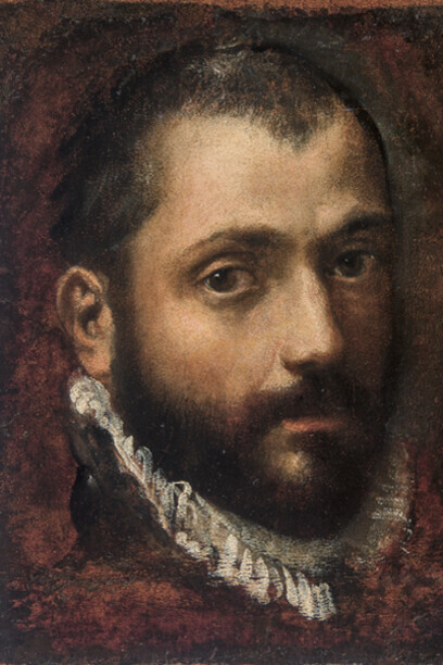 Federico Barocci, "Autorretrato juvenil", Uffizi, Florencia, Italia