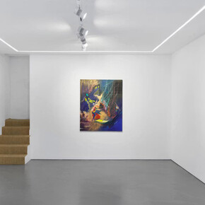 Rember Yahuarcani, Here lives the origin, exhibition view. Courtesy of Josh Lilley Gallery