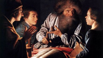 Willem van der Vliet, 1626, Un filósofo y sus pupilos, Castillo de Brodie, Escocia