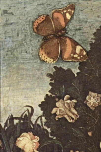 Portrait of a Princess by Pisanello (detail).