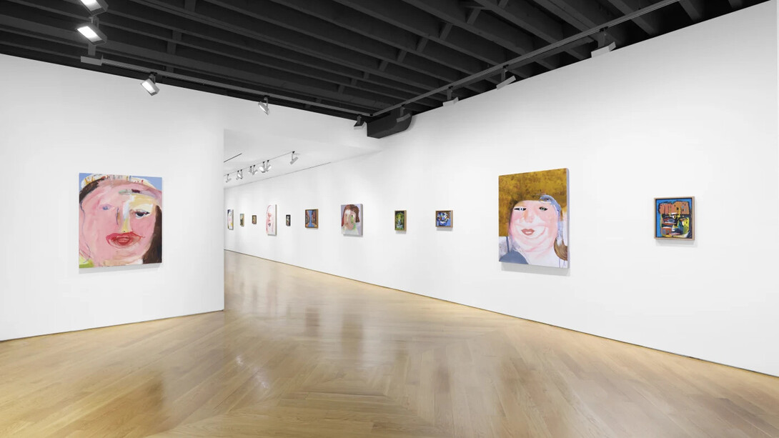 Margot Bergman, Rogues gallery, exhibition view. Courtesy of Anton Kern Gallery