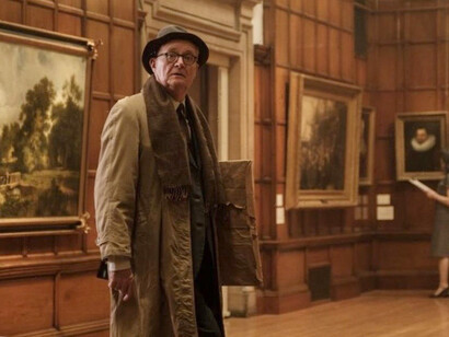 Jim Broadbent in una scena del film "The Duke"