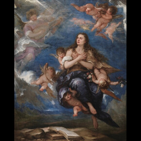 La asunción de la Magdalena
Antolínez, José
Óleo sobre lienzo, 205 x 163 cm.
1670 - 1675
Madrid, Museo Nacional del Prado