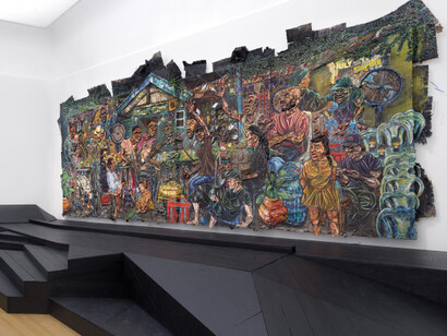 Installation view Raquel van Haver – Spirits of the Soil, 2018. Stedelijk Museum Amsterdam. Photo: Gert Jan van Rooij