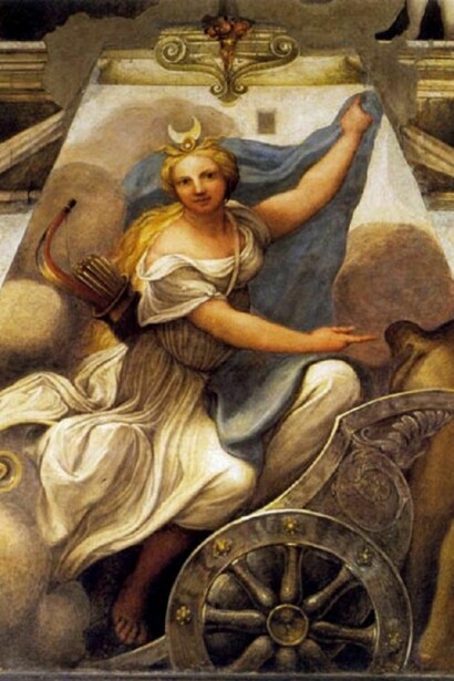 Détail d'une fresque de la "Chambre" de Saint Paul