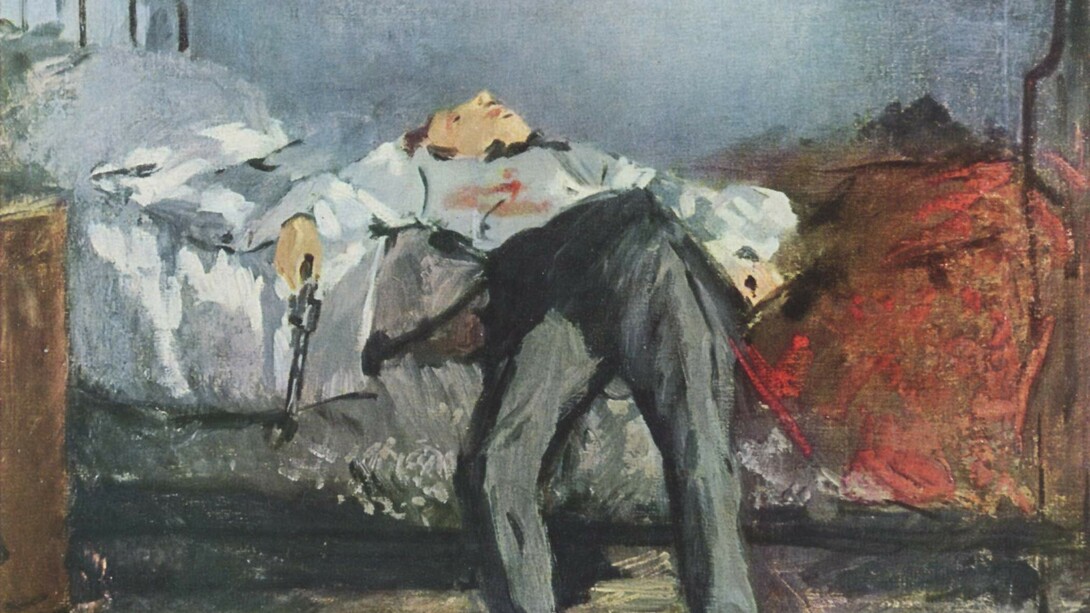 Édouard Manet (1832-1883) «El suicida» [El hombre suicidado]. Hacia 1877, óleo sobre lienzo. Colección de la Fundación E.G. Bührle, Zúrich, Suiza