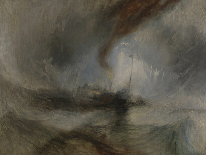 Joseph Mallord William Turner- Snow Storm, Steam-Boat off a Harbour’s Mouth
