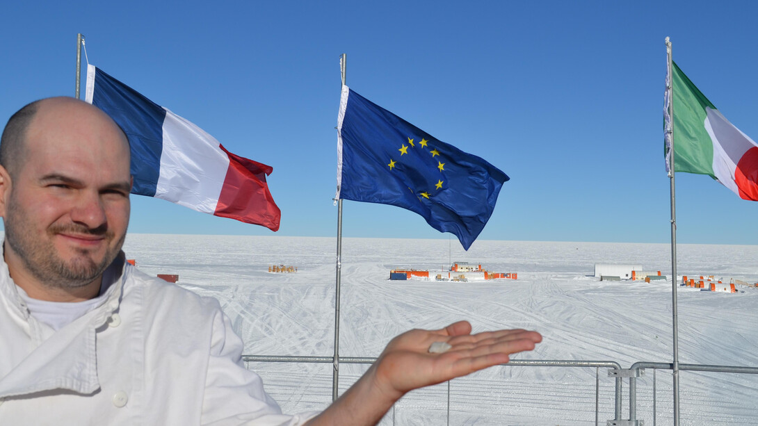 Giorgio Deidda, uno chef tra i ghiacci