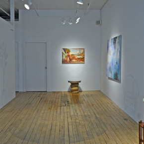 Over the Sofa & On the Wall, exhibition view. Courtesy of the Carter Burden Gallery