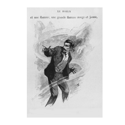 Georges Lemoine, illustrazioni per Le Horla (1910). È in me, diventa la mia anima; lo ucciderò!