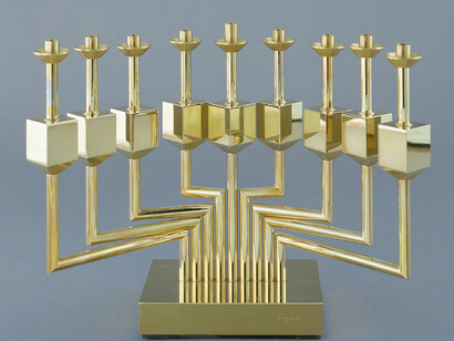 Masterpieces & Curiosities: Memphis Does Hanukkah, Exhibition view. Courtesy of Jewish Museum
