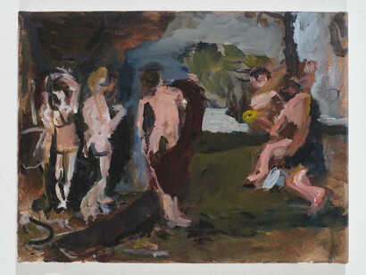 Janice Nowinski, Judgment of Paris after Rubens, 2015. Courtesy of the artist and Thomas Erben, New York