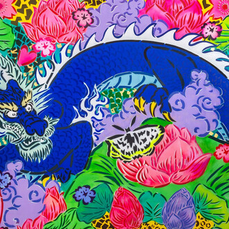 Lady Aiko, The dragon (detail), 2026. Courtesy of West Chelsea Contemporary