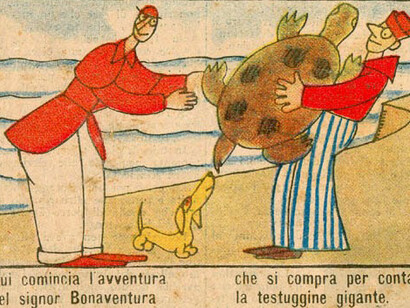 Il salvataggio della testuggine gigante