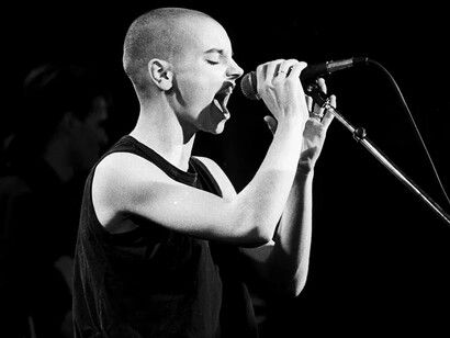 La cantante Sinéad O'Connor en concierto