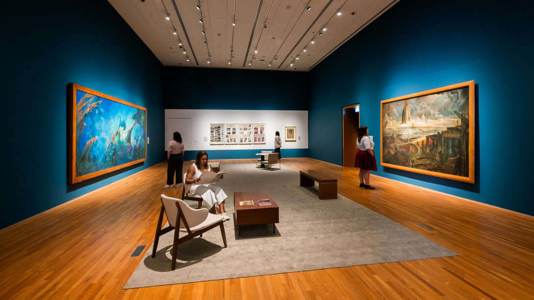 Diplomacy and desire. Basoeki Abdullah in Singapore, exhibition view. Courtesy of the National Gallery Singapore