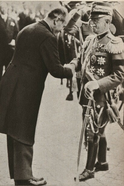 Re Vittorio Emanuele III e il Duce