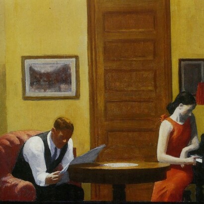 «Room in New York» (1932), E. Hopper