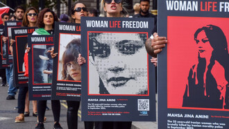 Protestas en defensa de los derechos de las mujeres iraniés alrededor del mundo