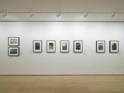 Rising sun, falling rain, exhibition view. Courtesy of Hammer Museum