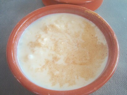Arroz doce com canela