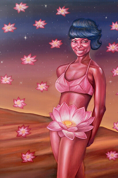 Lanise Howard, The desert flower (detail), 2025. Courtesy of Mindy Solomon Gallery