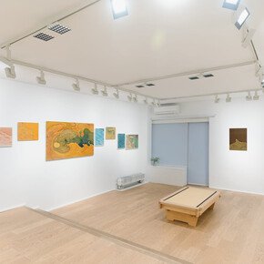 Chen Duxi, Subjective realm, between form and flow, exhibition view. Courtesy of Fu Qiumeng Fine Art 