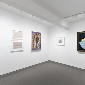 Mike Glier and Charles Burchfield, exhibition view. Courtesy of Krakow Witkin Gallery
