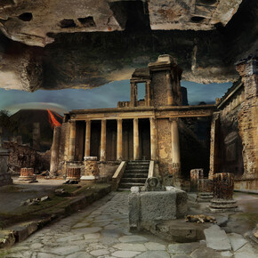 Barbara Nati, Anche io come un bambino di sera riposo nel cuore degli antenati, 105 x 105 cm, 2015