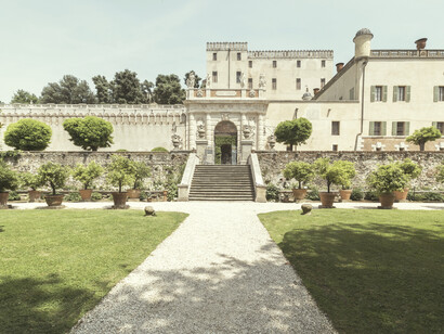 Villa Barbarigo o conjunto monumental de Valsanzibio, dotado de un jardín entre los más bellos e importantes de época en la región de Véneto, Italia