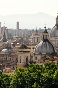 Vista del horizonte en Roma