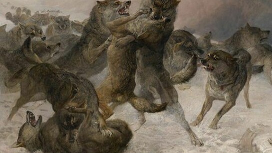 George Bouverie Goddard, Struggle for Existence, 1879,  © National Museums Liverpool