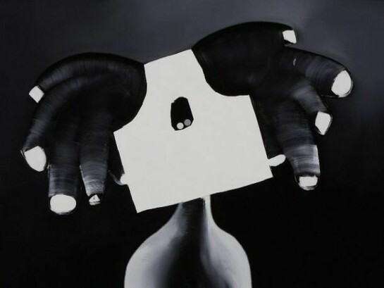 Tomoo Gokita,“Mystic Revelation”, 64” by 64” (163 cm by 163 cm), acrylic gouache, gesso/linen, 2013, Courtesy: Mary Boone Gallery, New York