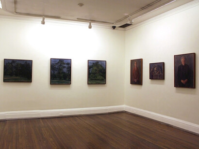 Wilbur Niewald. Recent Paintings, exhibition view. Courtesy of New York Studio School