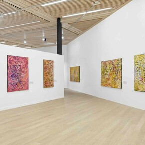 Emily Kam Kngwarray, ausstellungsansicht. Mit freundlicher genehmigung der Fondation Opale