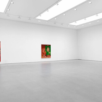 Lisa Yuskavage, Drawings, exhibition view. Courtesy of David Zwirner Gallery