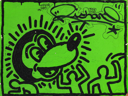 Keith Haring, Untitled, 1982 © Keith Haring Foundation.
