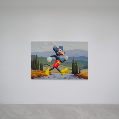 Ron DeFelice, The Long Shortcut, 2023, installation view. Courtesy of Kantor Gallery, LA