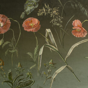 Paisaje y flores. Courtesy of Real Academia de Bellas Artes de San Fernando
