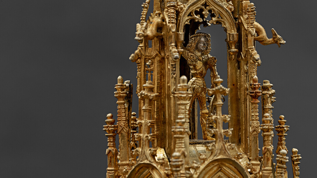 Hans Ryssenberg, The monstrance by Hans Ryssenberg, exhibition view. Courtesy of The State Hermitage Museum