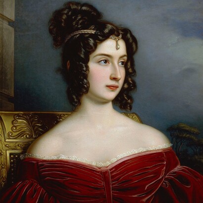 Joseph Karl Stieler, Marchesa Marianna Florenzi, 1831. Coll. al Nymphenburger Schloss, , Monaco di Baviera, Germania