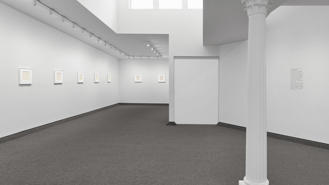 Agnes Martin, On a clear day, exhibition view. Courtesy of Krakow Witkin Gallery