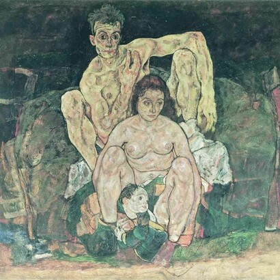 Egon Schiele, The Family, 1918