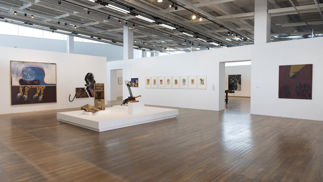 Varios artistas, La memoria de la colección. El Moderno en el parque, vista de exhibición. Cortesía del Museo de Arte Moderno de Buenos Aires
