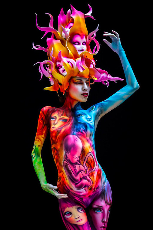 Alex Hansen, Body Painting
